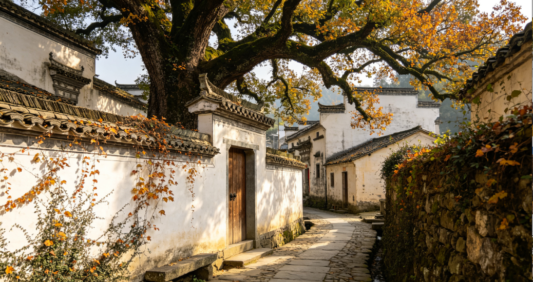 江西婺源5天4晚报团行程规划,篁岭晒秋石城红枫月亮湾晨雾费用明细